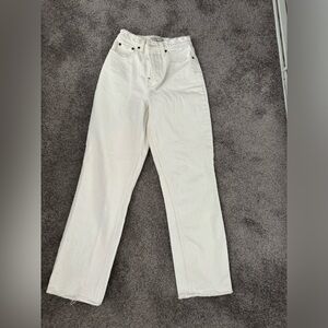 Abercrombie & fitch white jeans